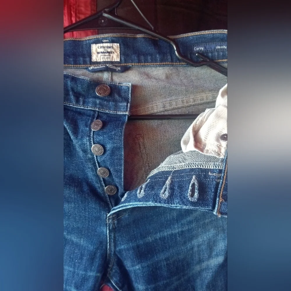 CITIZEN OF HUMANITY Jean's Premium Vintage. Carey Slouchy Slim size 23 - Picture 4 of 7